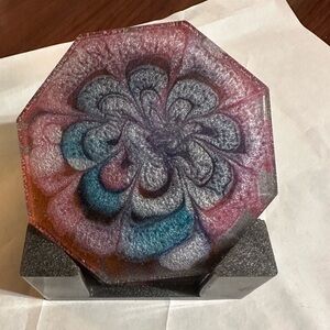 Resin coasters